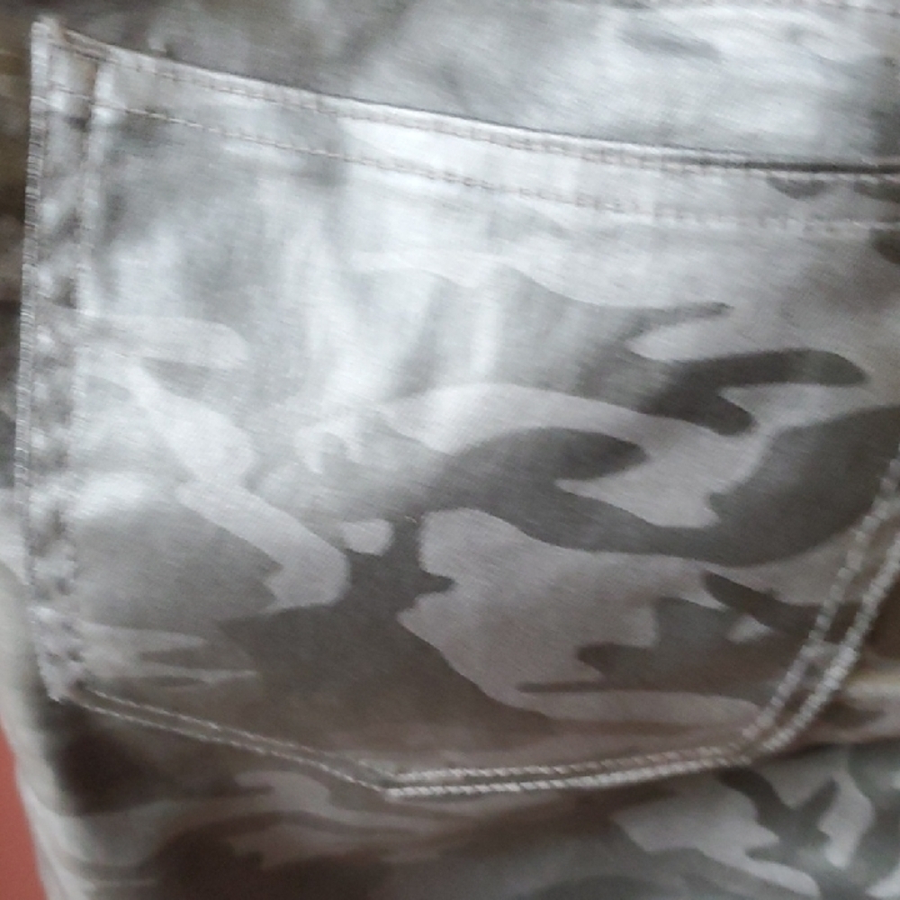 Needle And Cloth Gray Camouflage Skinny Jeans for Women 14 - Picture 9 of 11